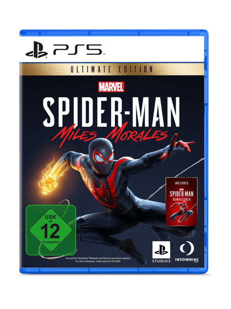 Marvel's Spider-Man: Miles Morales Ultimate Edition inkl. Spider-Man Remastered - PS5 - Dealiate